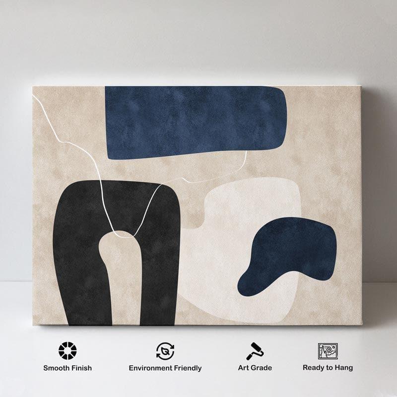 Geometric Shapes Canvas Wall Painting - Gallery Wrap media 4