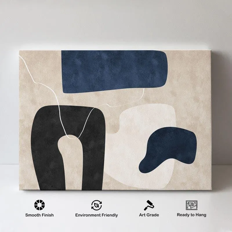 Geometric Shapes Canvas Wall Painting - Gallery Wrap media 4