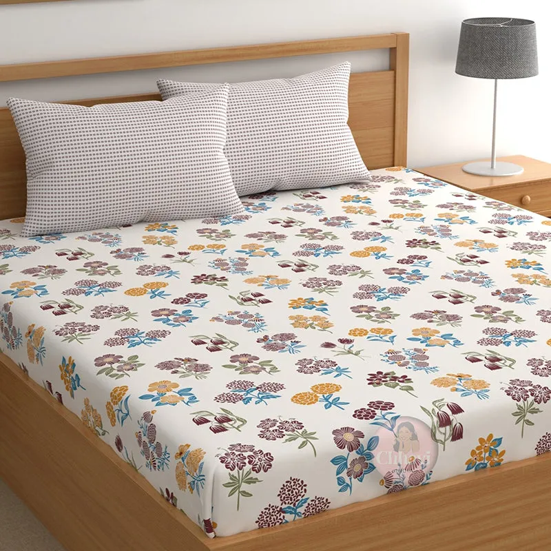 Brenda I Fitted Microfiber Microfiber Bedsheet - 150 GSM media 1