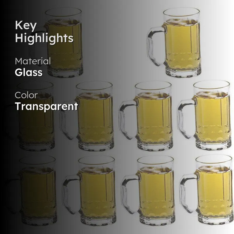 Lukyan Beer Mug (600 ML) - Set Of Ten media 2