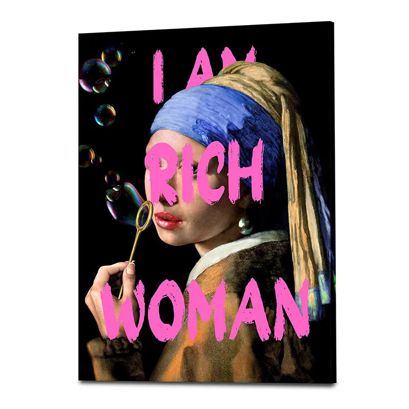 I am Rich Woman Wall Art media 4