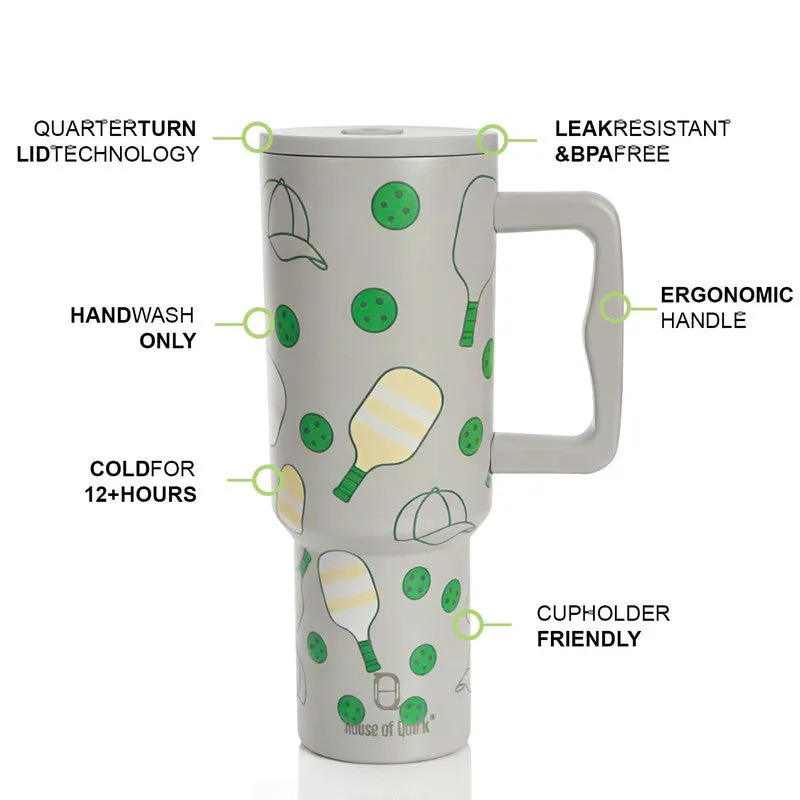 Pickleball Stainless Steel Tumbler - 1200 ML media 5