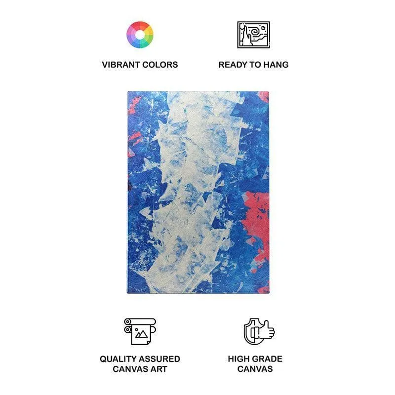 Evening Sky Abstract Canvas Painting - Gallery Wrap media 4