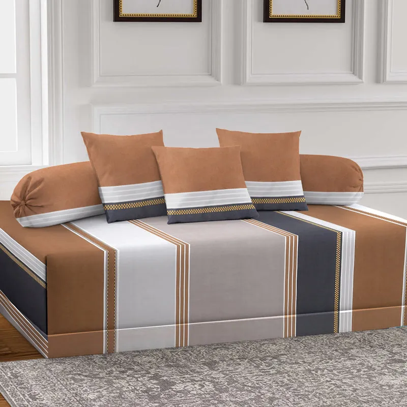 Dune Stripes Diwan Set - Six Piece Set media 1