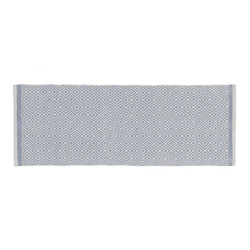 Earthica Cotton Runner Rug - Blue media 1