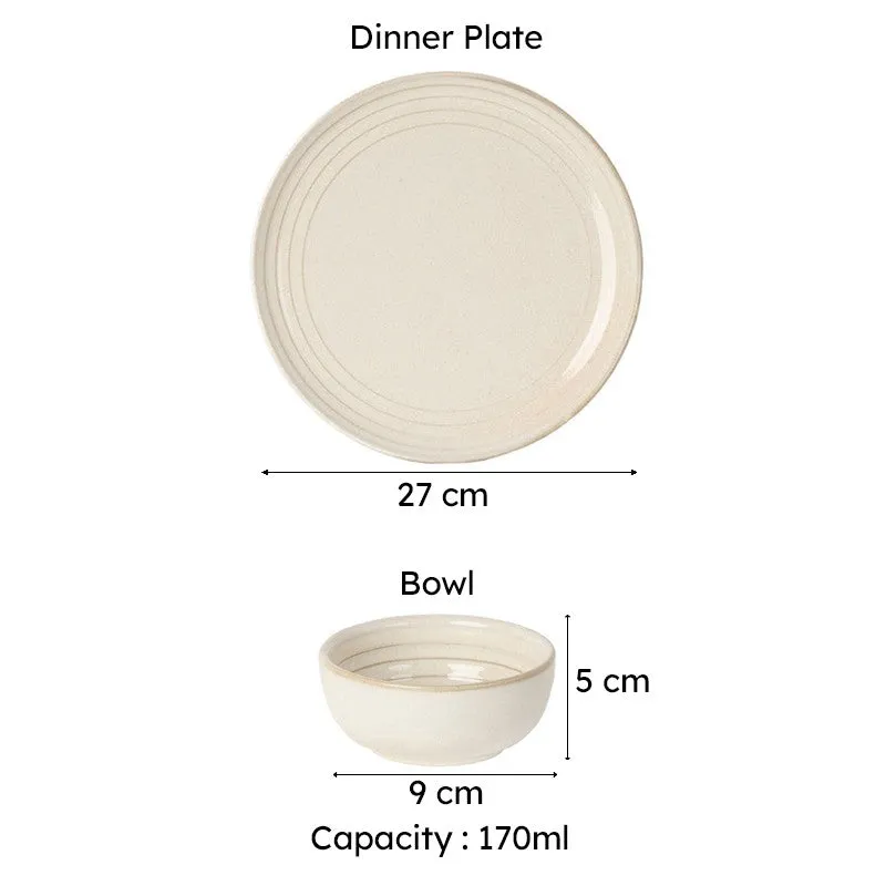 Estia Dinner Set (Spanish White) - 8 Piece Set media 7