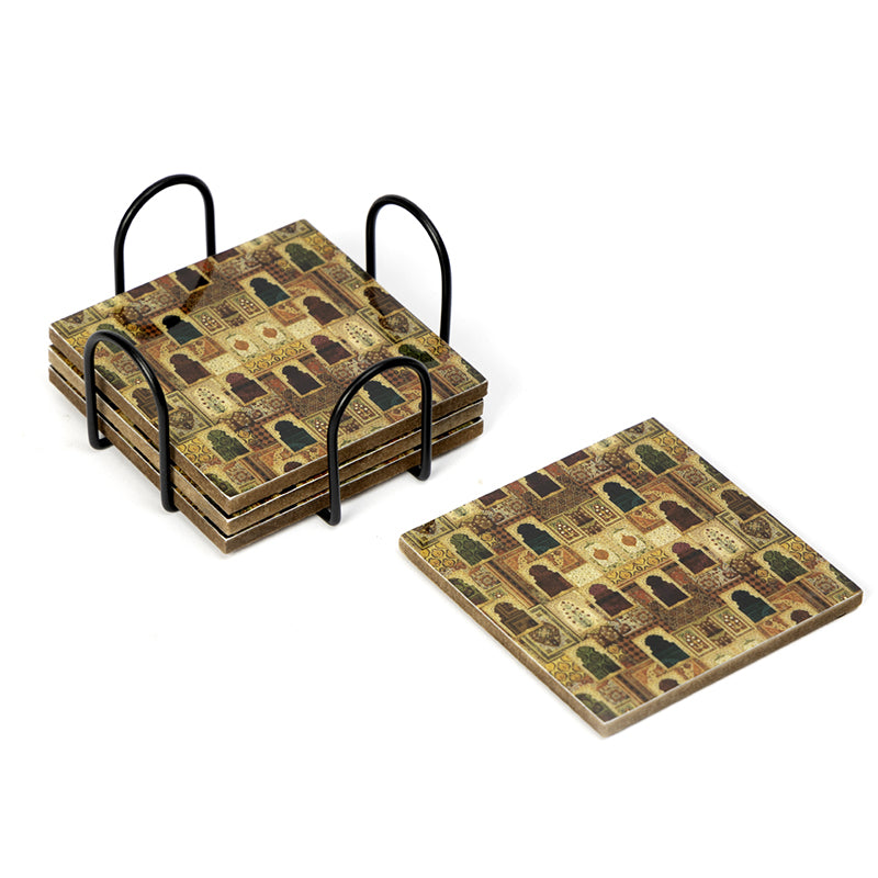 Jharokha Shine Coaster - Five Piece Set image 6