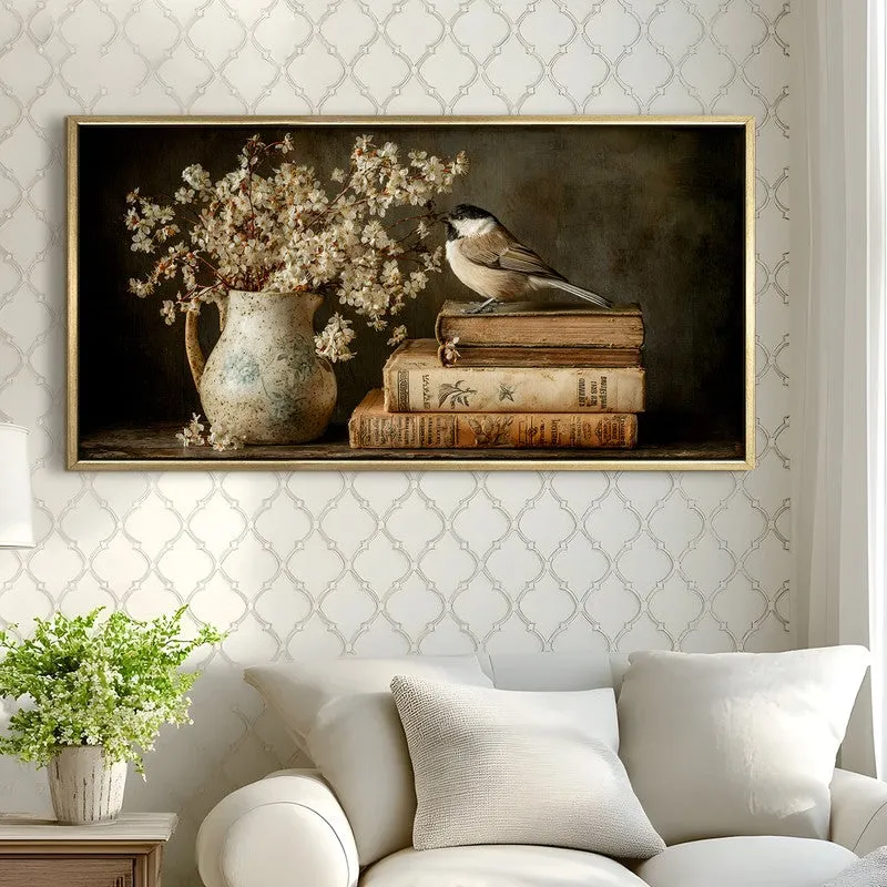 Blush Hydrangeas Canvas Wall Painting With Frame media 4
