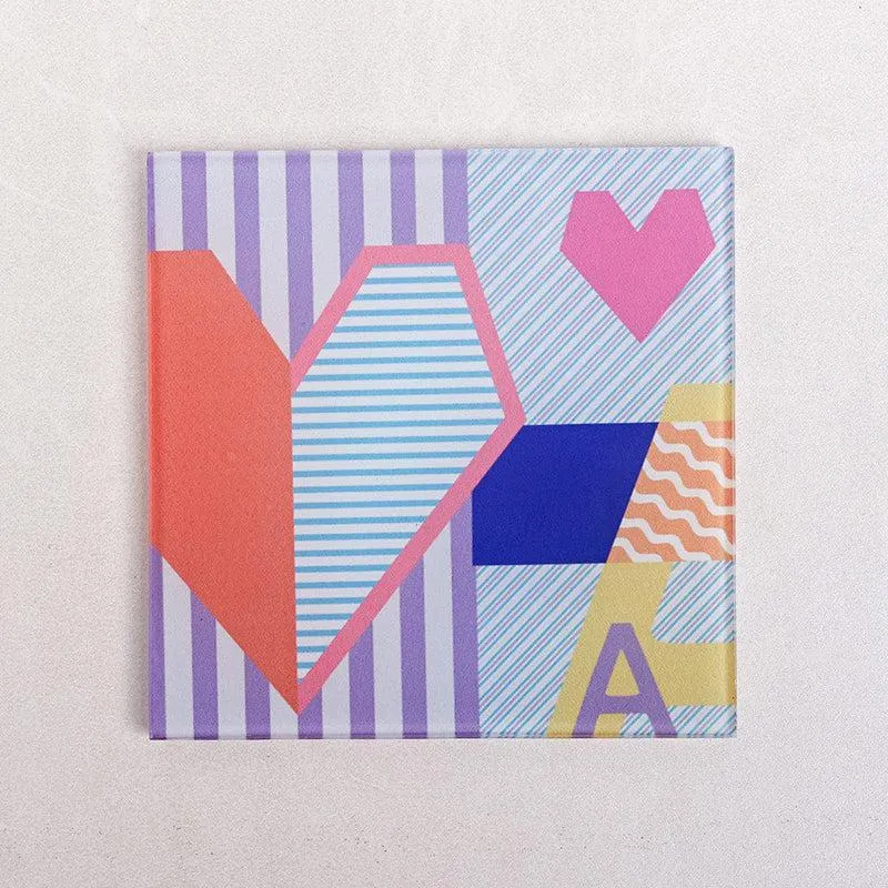 Royal Flush Glass Coaster (Pink) - Set Of Four media 5