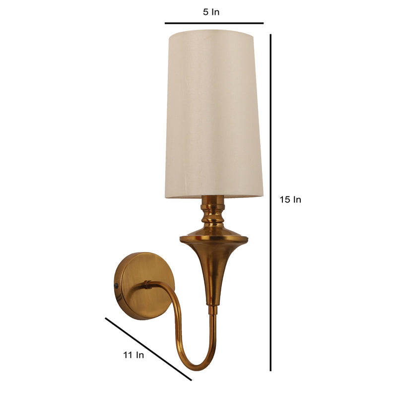 Leino Cotton & Iron Wall Lamp media 9