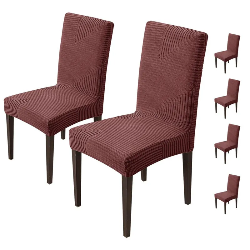 Alverra Polyester Chair Cover - Set Of Six media 3