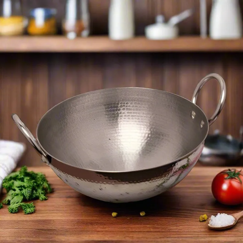 Vintage Allure Hammered Kadhai - 1500 mL media 6