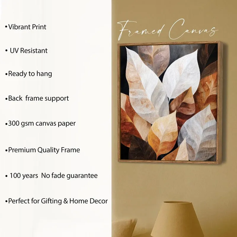 Wild Foliage Canvas Wall Art With Frame media 6