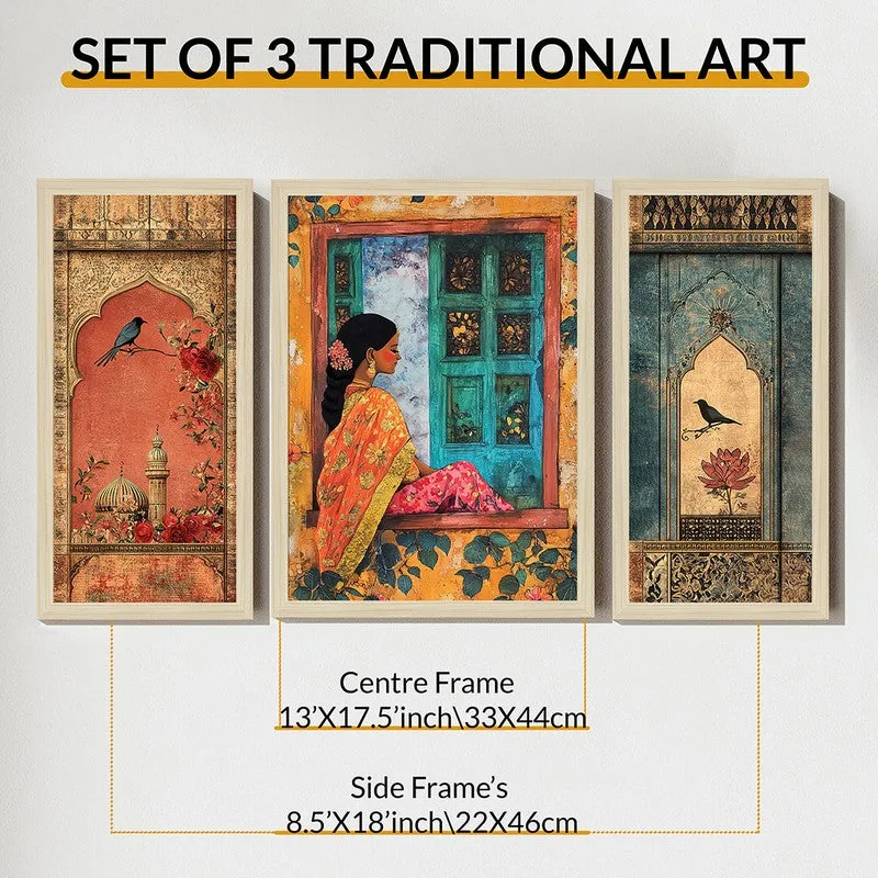 Feminine Flow Wall Art - Set of Three media 9