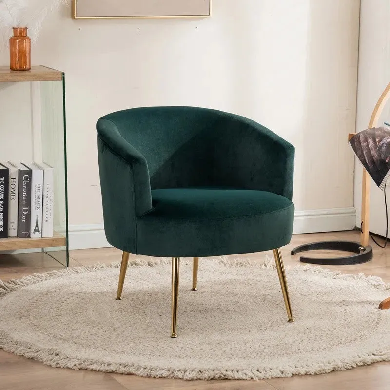 Stylo Neem Wood Accent Chair - Dark Green media 3