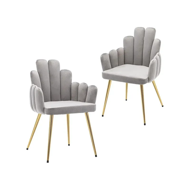 Alverra Metal Accent Chair - Grey media 6