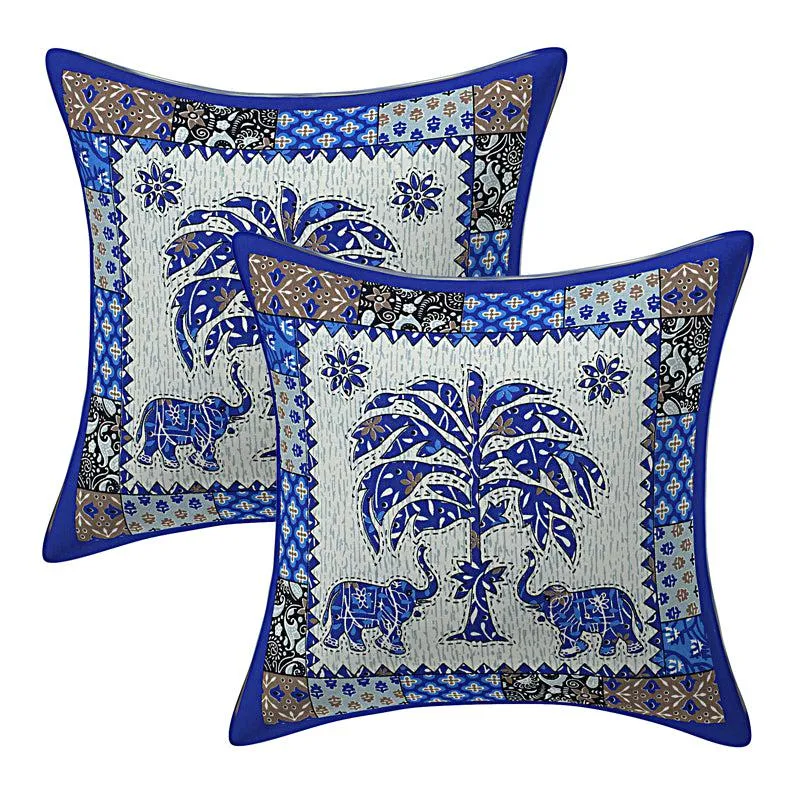 The Palmistree Diwan Set (Blue) - Six Piece Set media 3