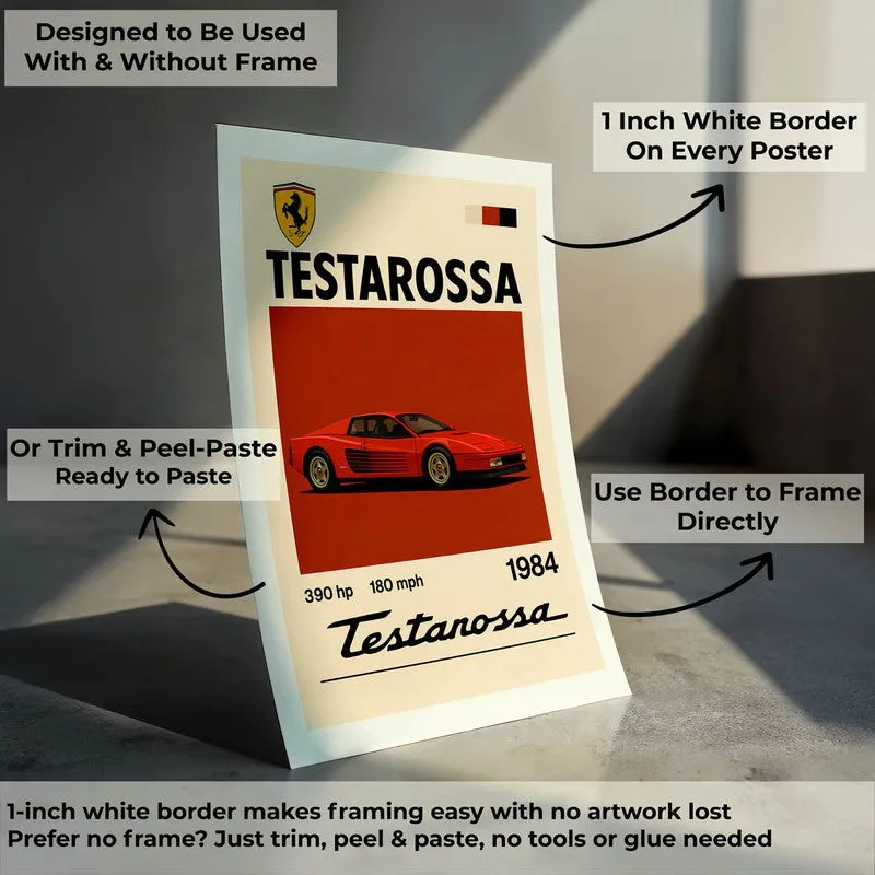 Testarossa Legend Wall Poster media 8