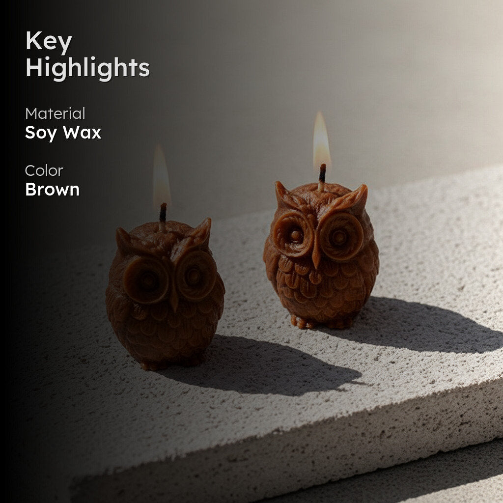 Owl Brood Coffee Scented Candle - Set Of Two media 2