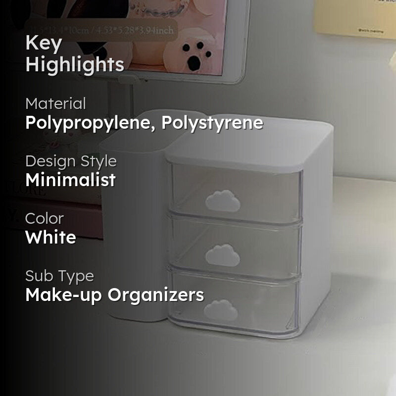 Stashify Three Tier Desk Organiser - White media 2