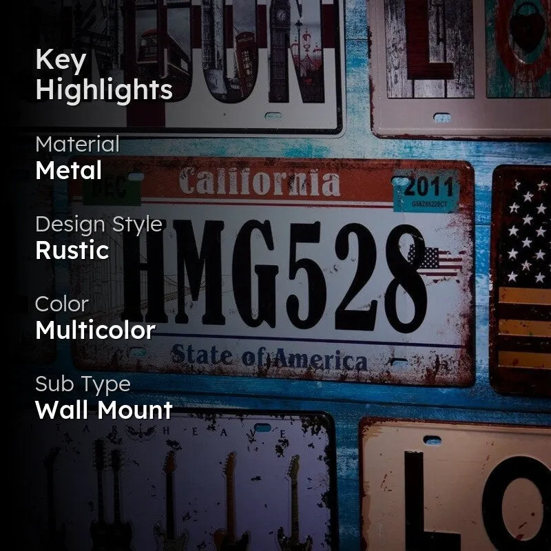 California HMG528 Metal Wall Accent media 2