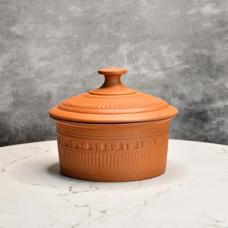 Artisanal Terracotta Serving Bowls - Three Piece Set media 4