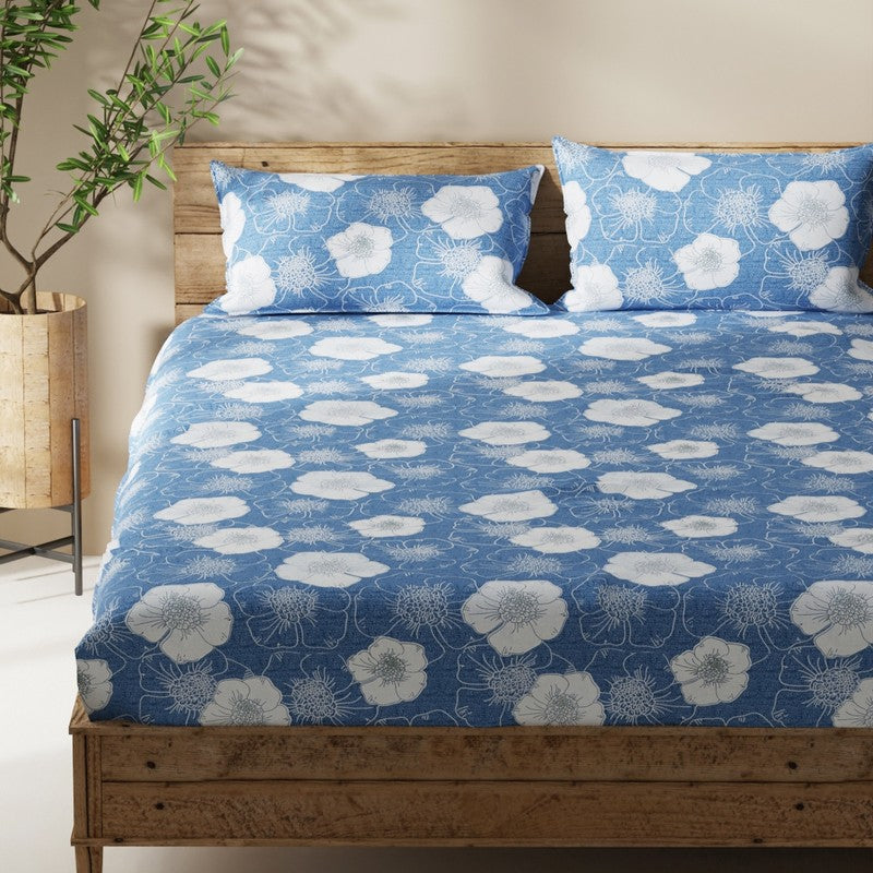 Gryvon Bedsheet (Blue) - 115 GSM media 4