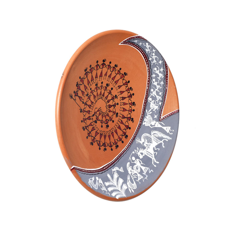 Diyana Warli Terracotta Wall Accent media 4