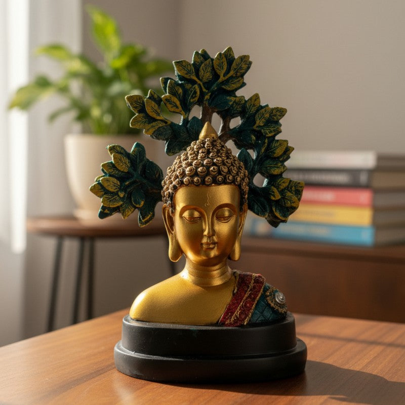 Buddha Beneath Resin Idol