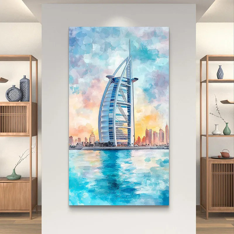 Jumeirah Burj Al Arab Wall Painting media 1