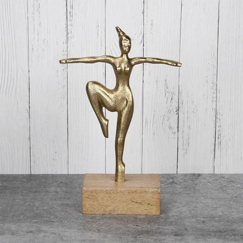 Prima Ballerina Showpiece - Gold media 1