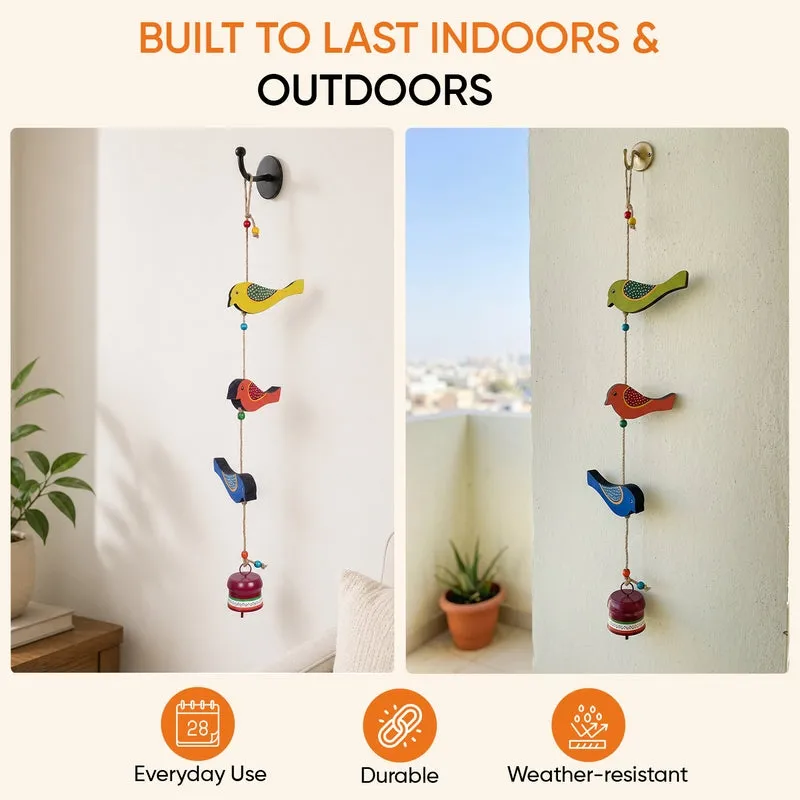 Birdie Flock Windchime - 12