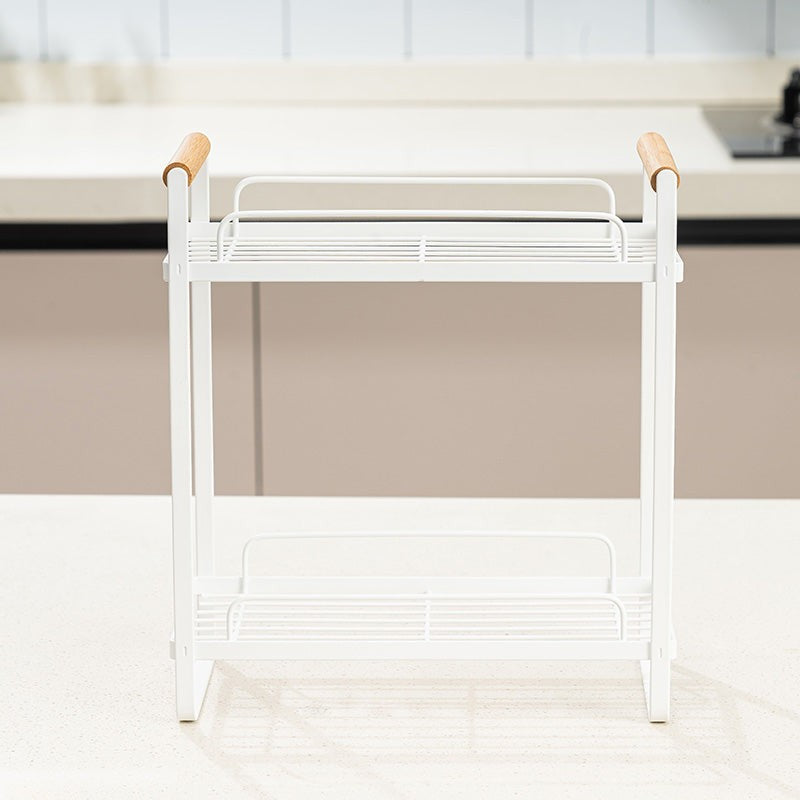 Adilla 2-Tier Carbon Steel Kitchen Rack media 4