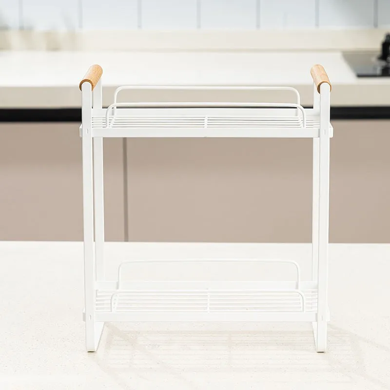 Adilla 2-Tier Carbon Steel Kitchen Rack media 4