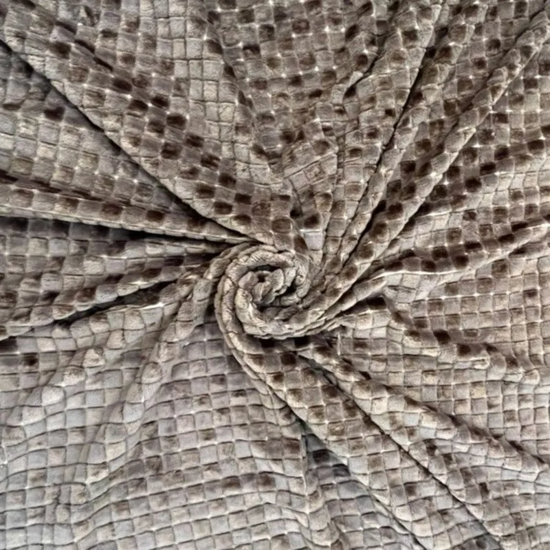 Plushyn Solid Woolen Blanket (Brown) - 350 GSM media 4