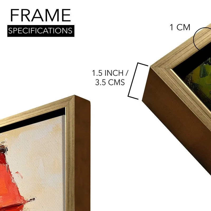 Parisian Cafe Canvas Wall Painting With Frame media 8