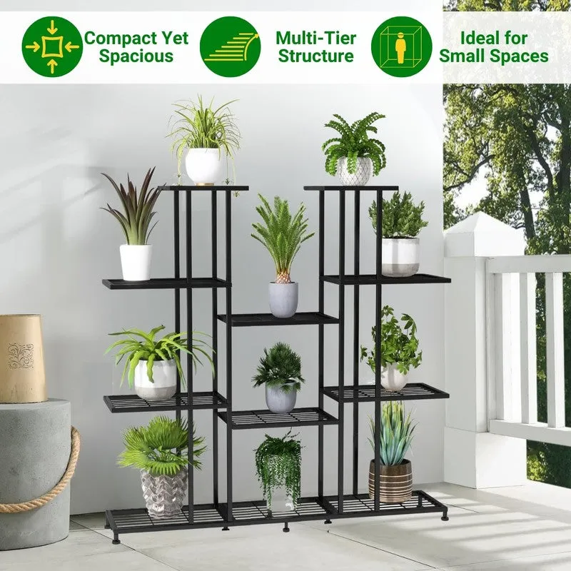 Verdant Rise Metal Planter Stand media 4