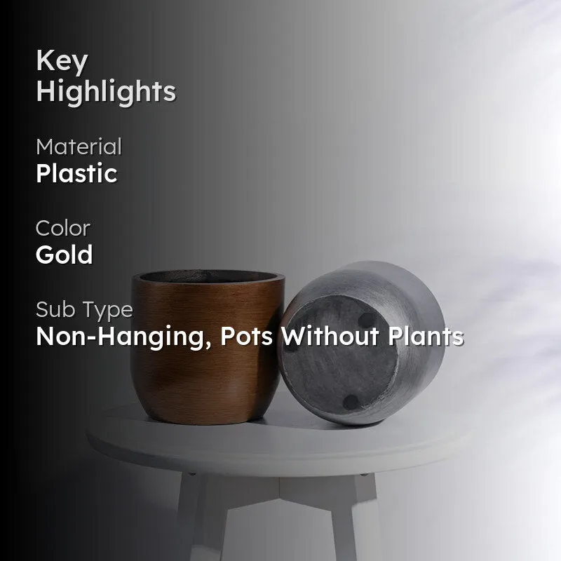 UGAOO Planter Ball Retro- Gold media 2