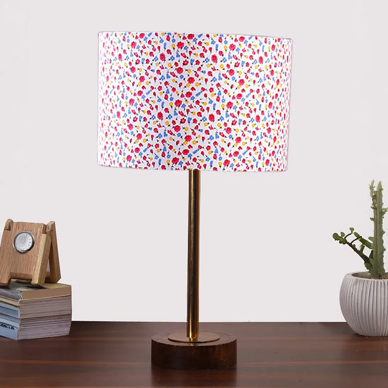 Fleura Rodin Multicolor Wooden Table Lamp media 3