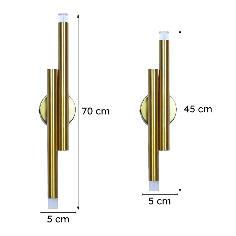 Pelid Tubular Iron Wall Lamp media 8
