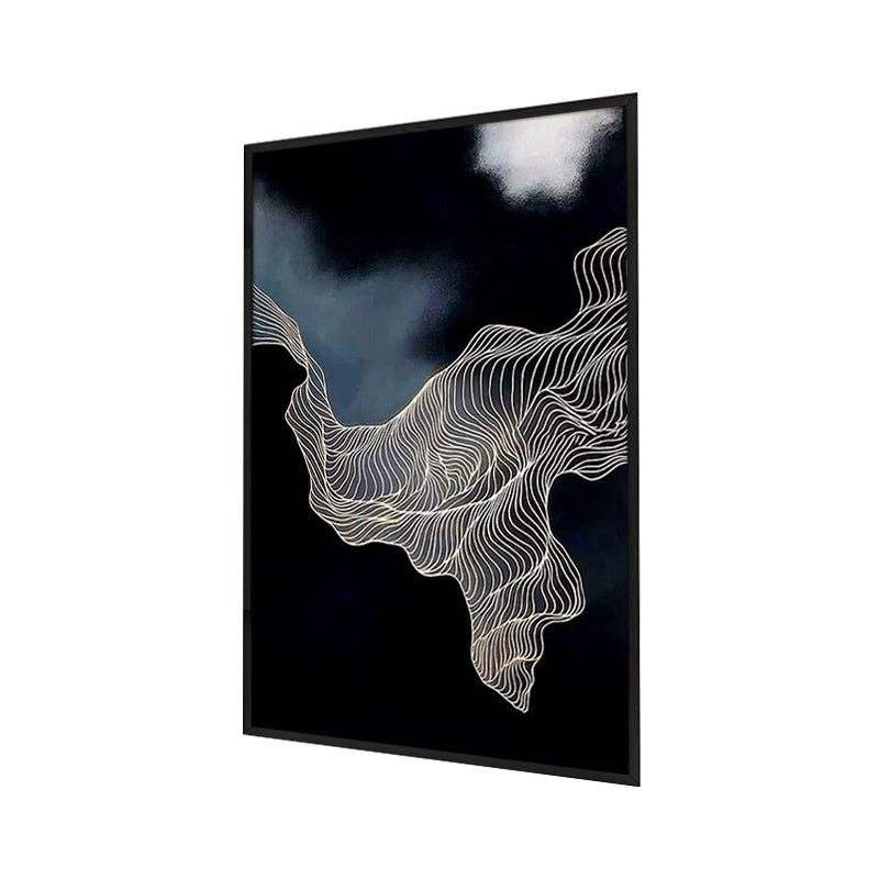 Media Nox Abstract Wall Painting With Frame media 3