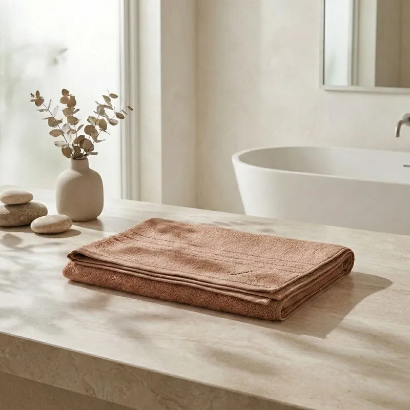 Monte Carlo Dry Nest Pure Cotton Bath Towel - Beige media 1