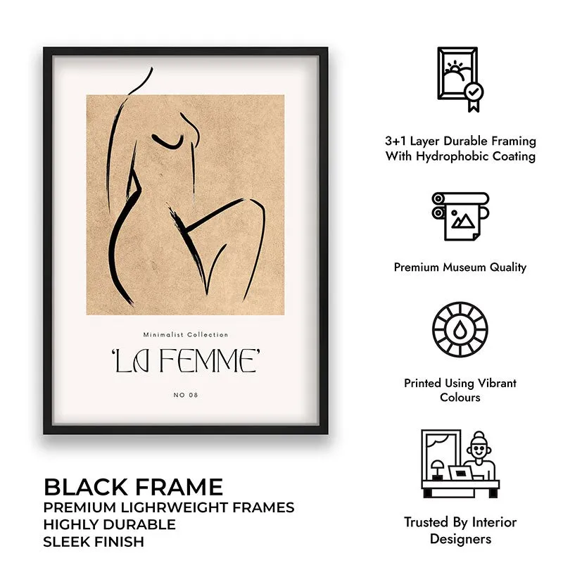 Sovereign Ease Canvas Wall Painting With Black Frame media 8