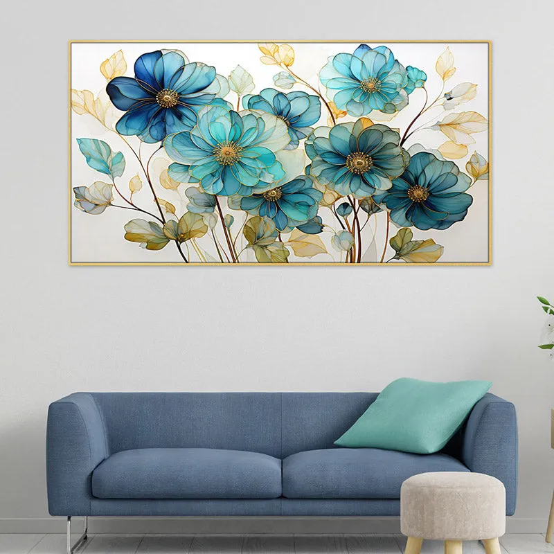 Mica Flower Wall Painting media 1