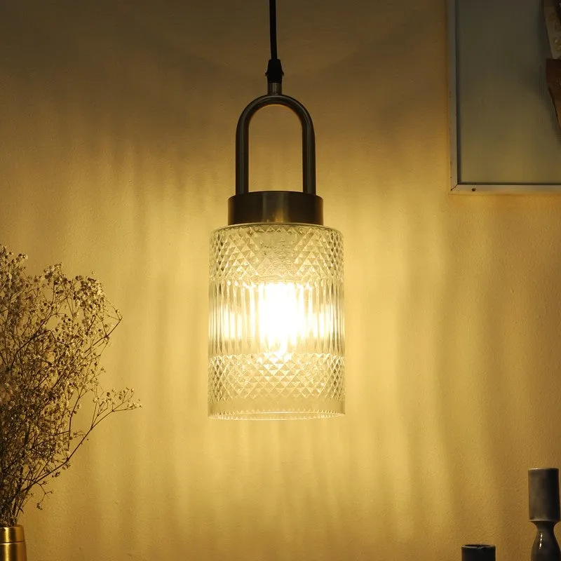 Beloria Elegant Glass Pendant Lamp media 3