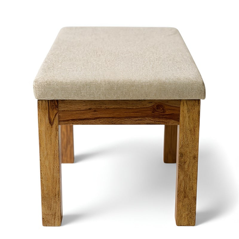 Fexon Sheesham Wooden Bench - Beige media 4