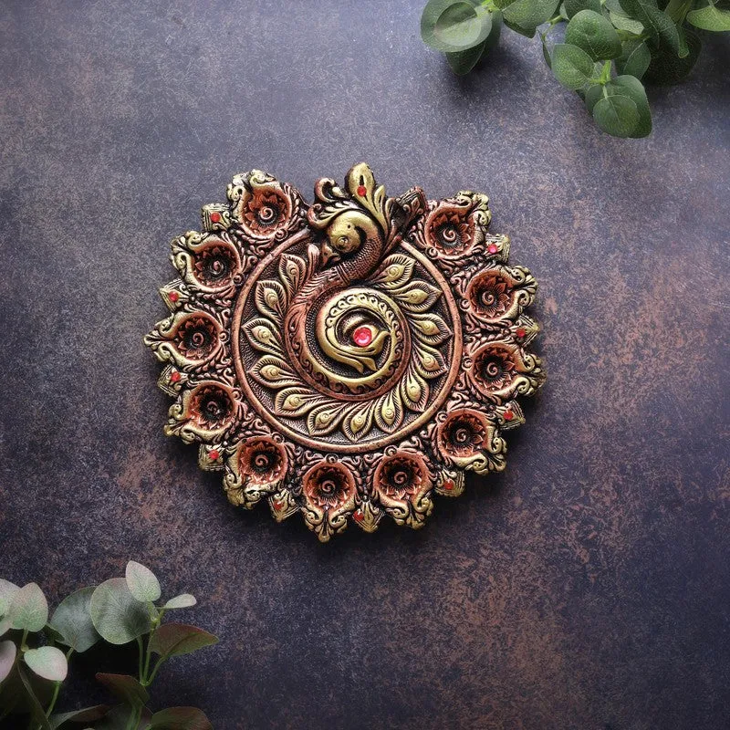 Peacock Glory Diya media 5