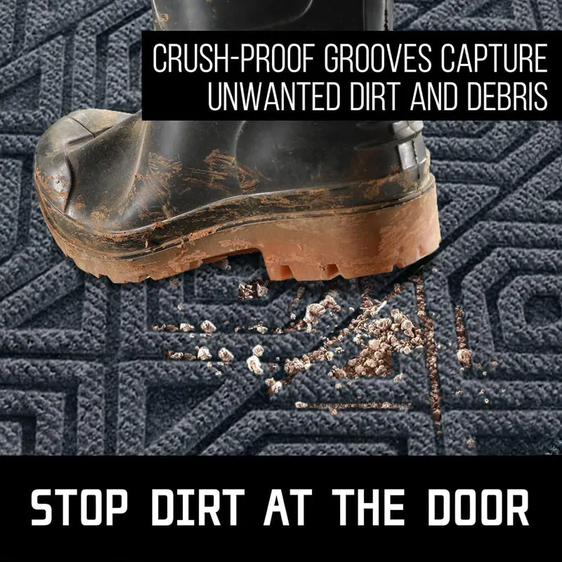 Coire Hexa Coir Door Mats - Grey media 4