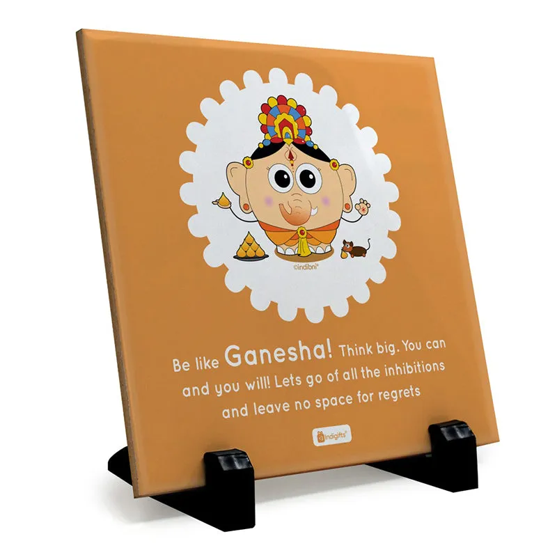 Whimsy Cute Ganesha Motivational Showpiece media 3
