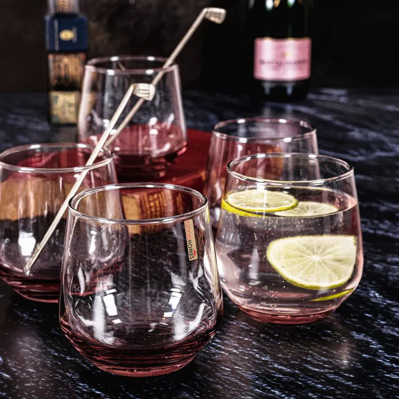 Glass Scotch Glasses (360 mL Each) - Set Of Four media 3